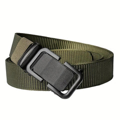 Men's Canvas Belt with Automatic Buckle for Outdoor Work