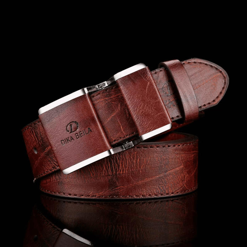 Men's Casual Business Buckle Belt for Outdoor Parties