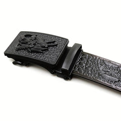 Automatic Slider Dragon Buckle Belt for Men