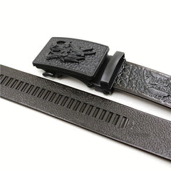 Automatic Slider Dragon Buckle Belt for Men