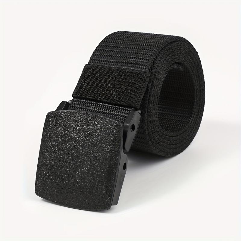 1pc Durable Nylon Belt for Men DIY Cutting Military Tactical Non Metal Belt