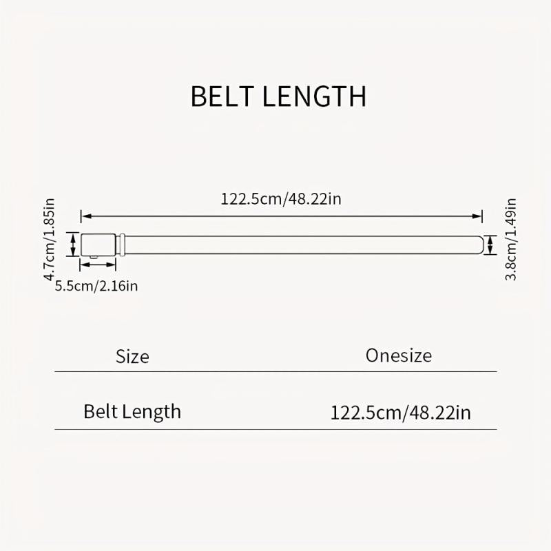 1pc Durable Nylon Belt for Men DIY Cutting Military Tactical Non Metal Belt