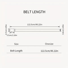 1pc Durable Nylon Belt for Men DIY Cutting Military Tactical Non Metal Belt