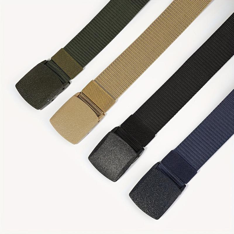 1pc Durable Nylon Belt for Men DIY Cutting Military Tactical Non Metal Belt