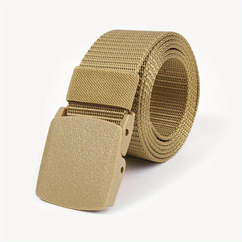 1pc Durable Nylon Belt for Men DIY Cutting Military Tactical Non Metal Belt