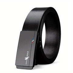 Men's Auto Buckle PU Leather Belt, Holiday Birthday