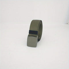 Men's Casual Buckle Belt Zipper Wallet Outdoor Party Accessory