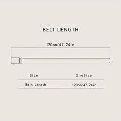 Men's Classic Automatic Buckle Belt Business PU Leather Belt