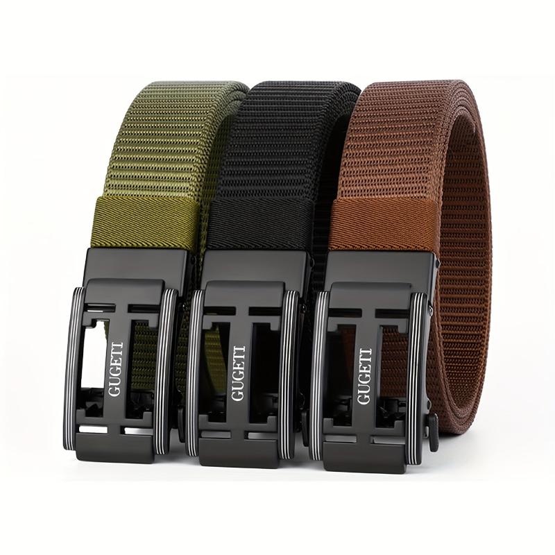 Polyester Automatic Buckle Belt for Men