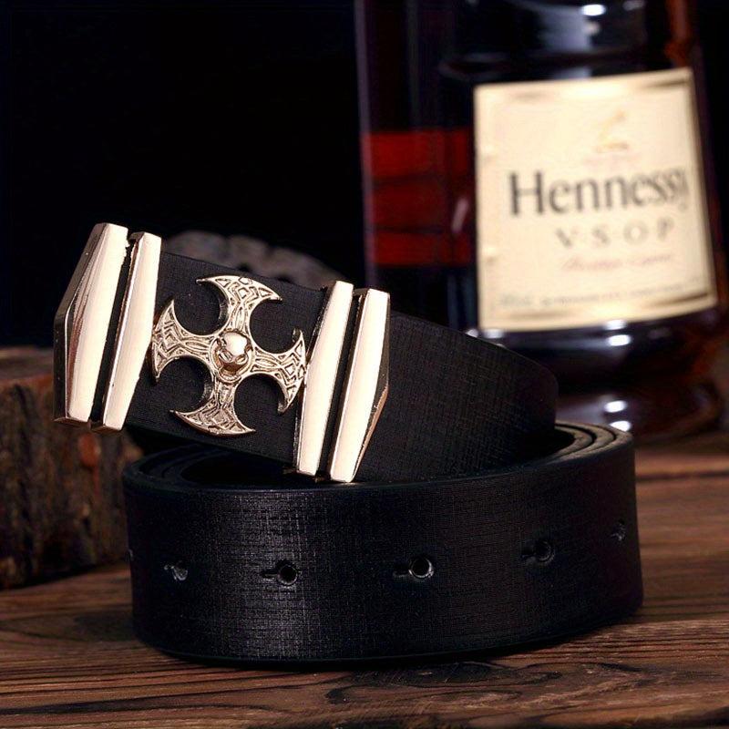 Men's Buckle Belt Decorative Belt for Pants Jeans