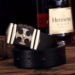 Men's Buckle Belt Decorative Belt for Pants Jeans