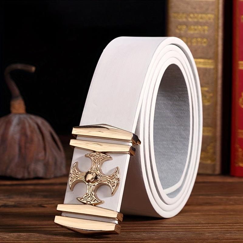 Men's Buckle Belt Decorative Belt for Pants Jeans