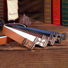Men's Buckle Belt Decorative Belt for Pants Jeans