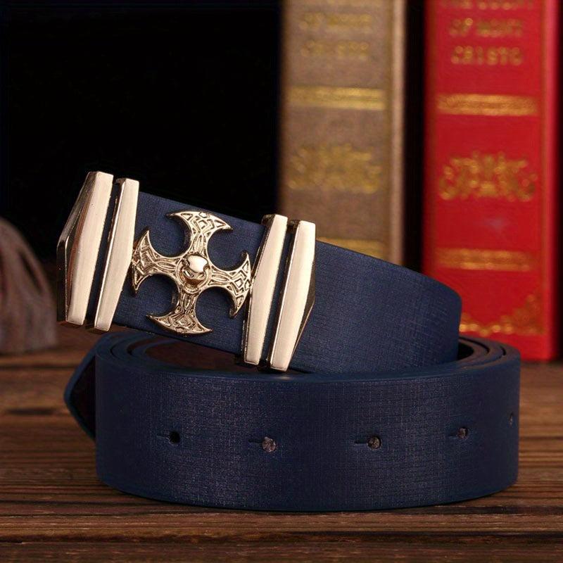 Men's Buckle Belt Decorative Belt for Pants Jeans