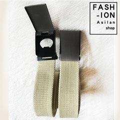 Men's Automatic Buckle Tape Belt Canvas Tactical Belt
