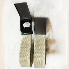 Men's Automatic Buckle Tape Belt Canvas Tactical Belt