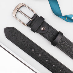 Vintage Phoenix Tail Embossed Men's Belt