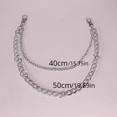 Vintage Punk Pant Chains on Jeans Keychain for Women Men