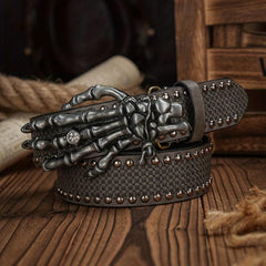 Vintage Pattern Buckle PU Leather Belt For Men