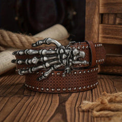 Vintage Pattern Buckle PU Leather Belt For Men