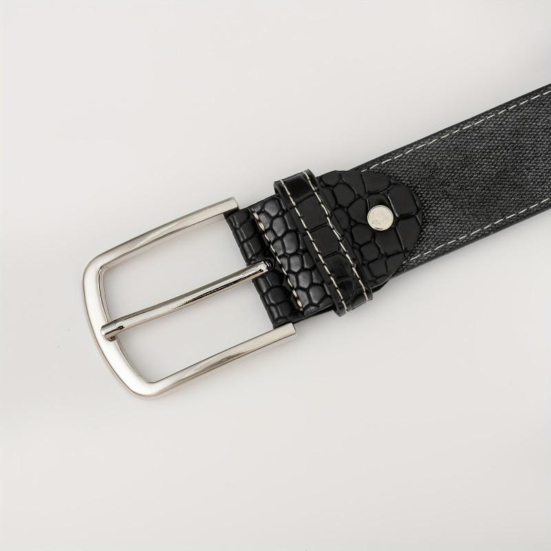 Men's PU Denim Belt Casual Sports All-match Belt