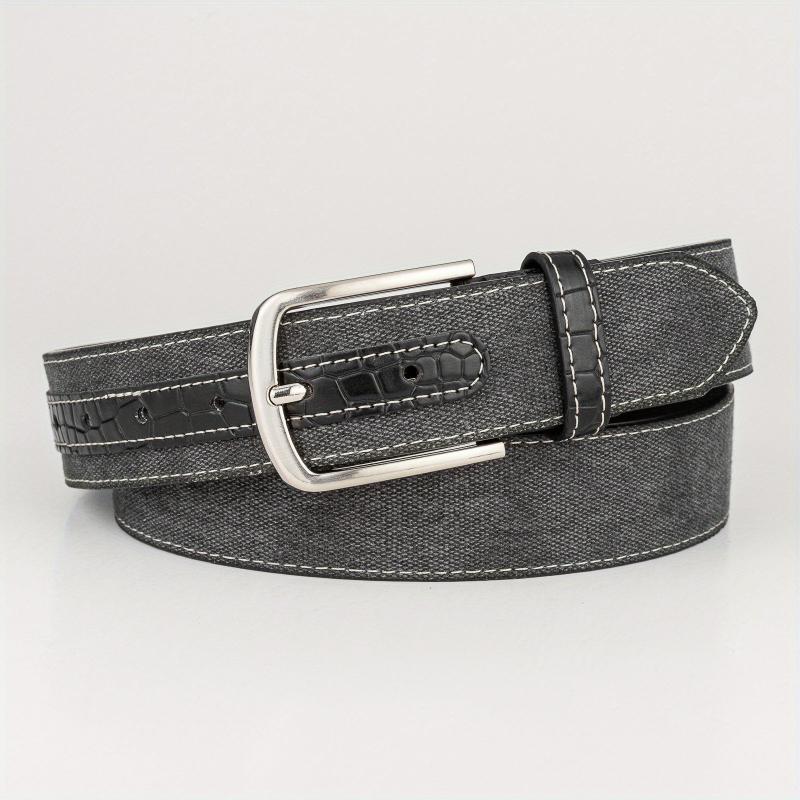 Men's PU Denim Belt Casual Sports All-match Belt