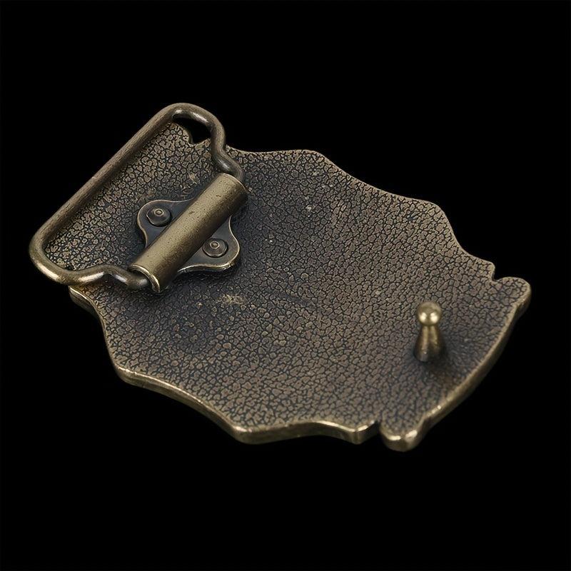 Retro Bull Buckle Classic Men's Belt Buckle Metal Alloy Western Cowboy Buckle