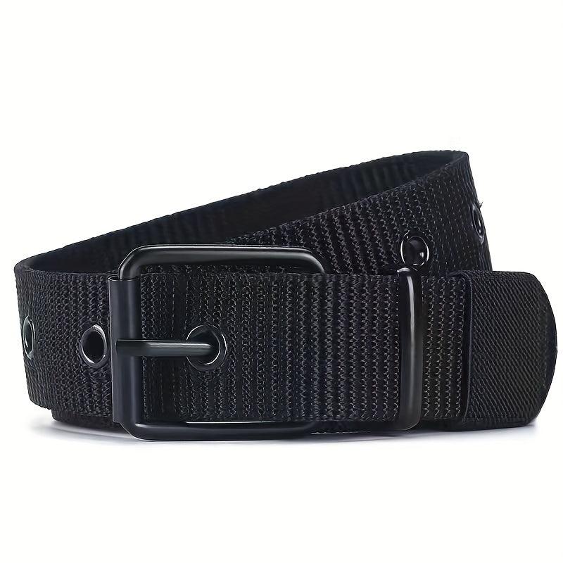 Breathable Nylon Fabric Belt Youth Pin Buckle Trousers Jeans Belt