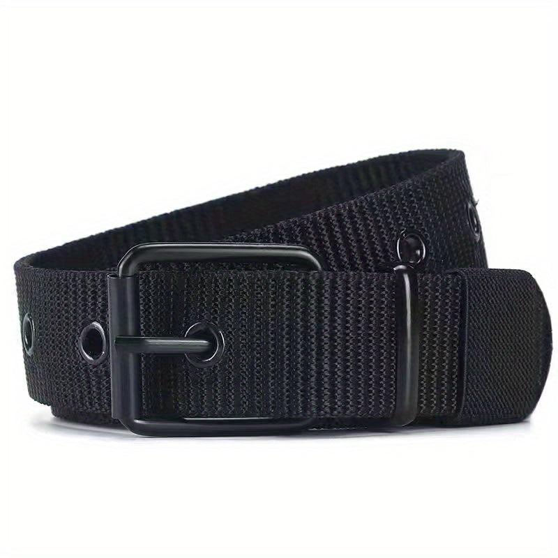Breathable Nylon Fabric Belt Youth Pin Buckle Trousers Jeans Belt