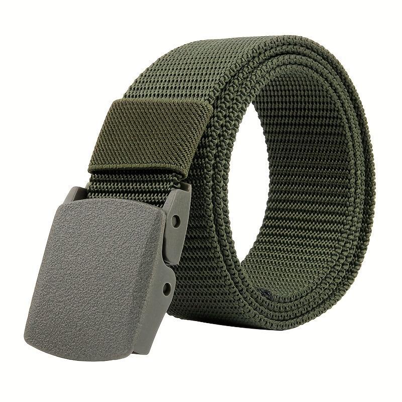24Inch Men's Canvas Belt Outdoor Tactical Nylon Adjustable