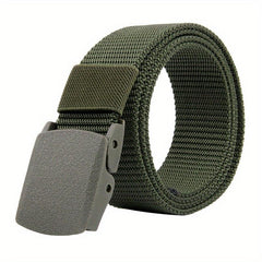 24Inch Men's Canvas Belt Outdoor Tactical Nylon Adjustable