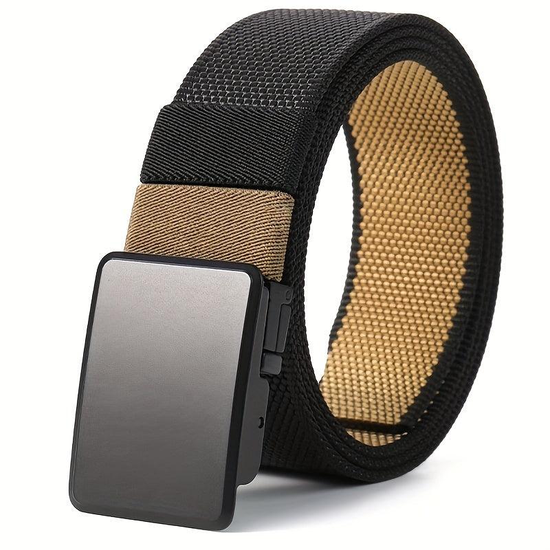 Rotatable Swivel Buckle Tactical Nylon Belt for Jeans Pants