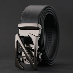 Automatic Buckle Belt Casual Men's Business Leather Belts