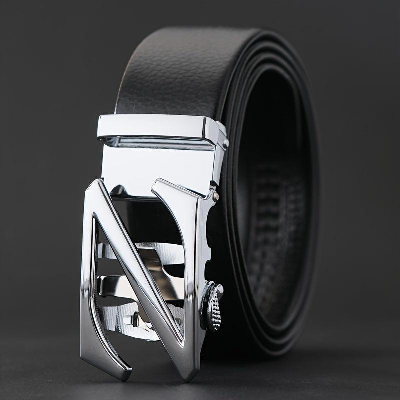 Automatic Buckle Belt Casual Men's Business Leather Belts
