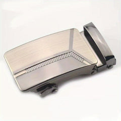 Metal Texture Automatic Belt Buckle for Men