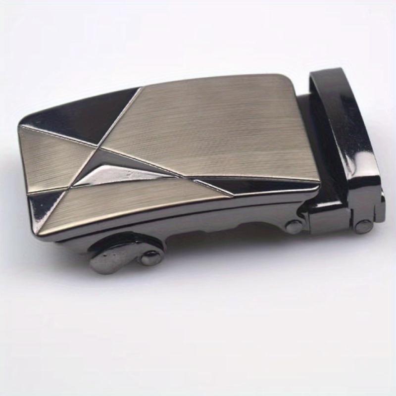 Metal Texture Automatic Belt Buckle for Men