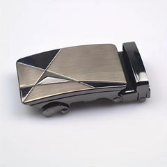 Metal Texture Automatic Belt Buckle for Men