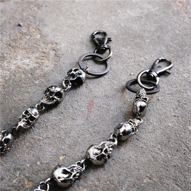 Skull Head Metal Pants Chain Men Hip Hop Waist Chain