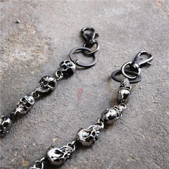 Skull Head Metal Pants Chain Men Hip Hop Waist Chain
