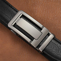 Men's Automatic PU Leather Business Belt
