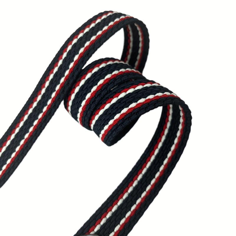 Men's Braid Stretch Belt Pin Buckle Casual Elastic Belt for Jeans