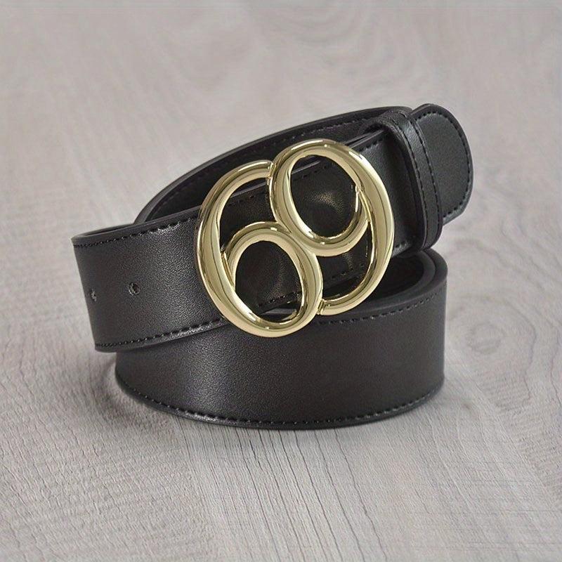 Leather Belt Smooth Buckle Men's Versatile 69 Belt
