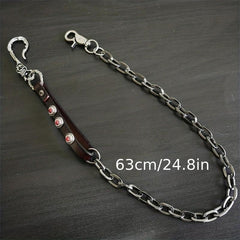 Metal Wallet Belt Chain Rock Punk Trousers Hipster Pant Keychain