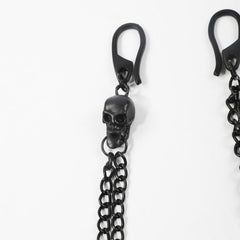 Men's Punk Hip Hop Skull Metal Waist Chain Pants Chain