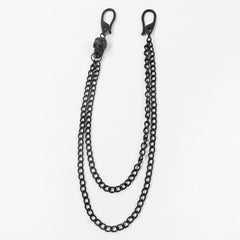 Men's Punk Hip Hop Skull Metal Waist Chain Pants Chain