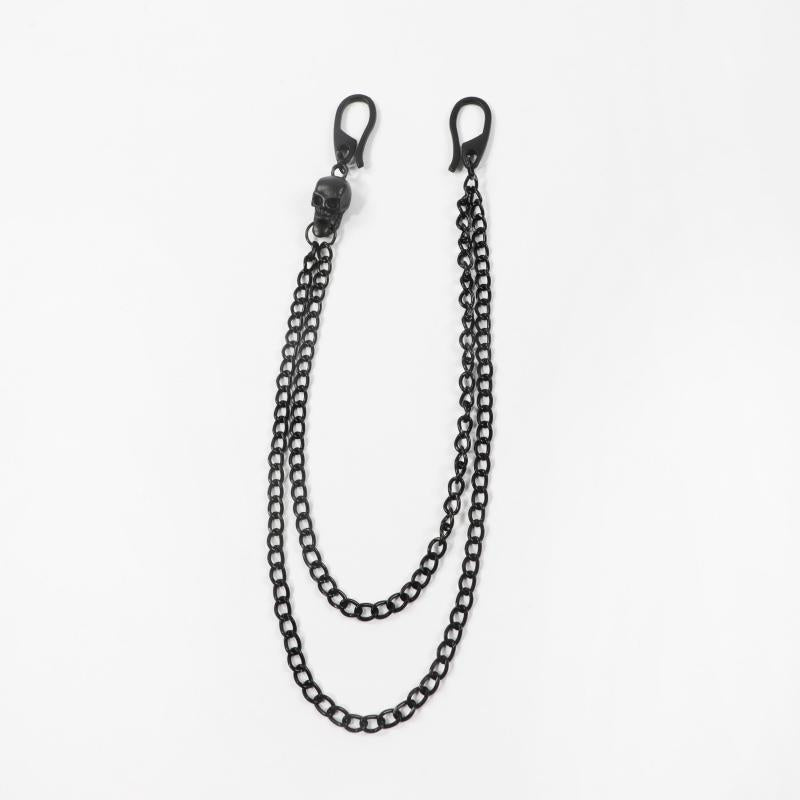 Men's Punk Hip Hop Skull Metal Waist Chain Pants Chain
