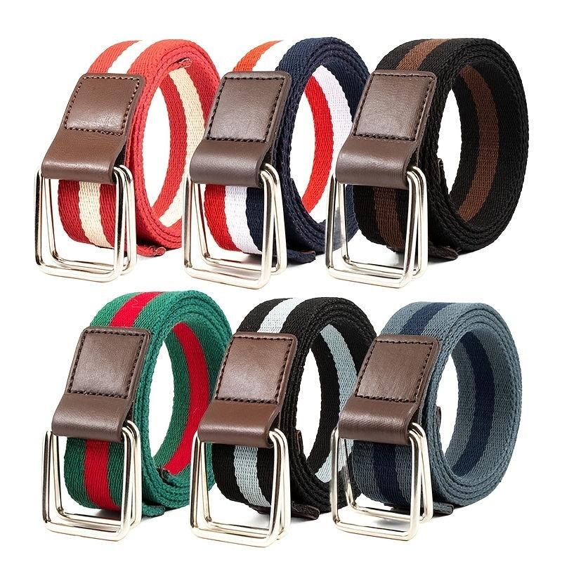 Women's Casual Woven Belt Vintage Canvas Belt