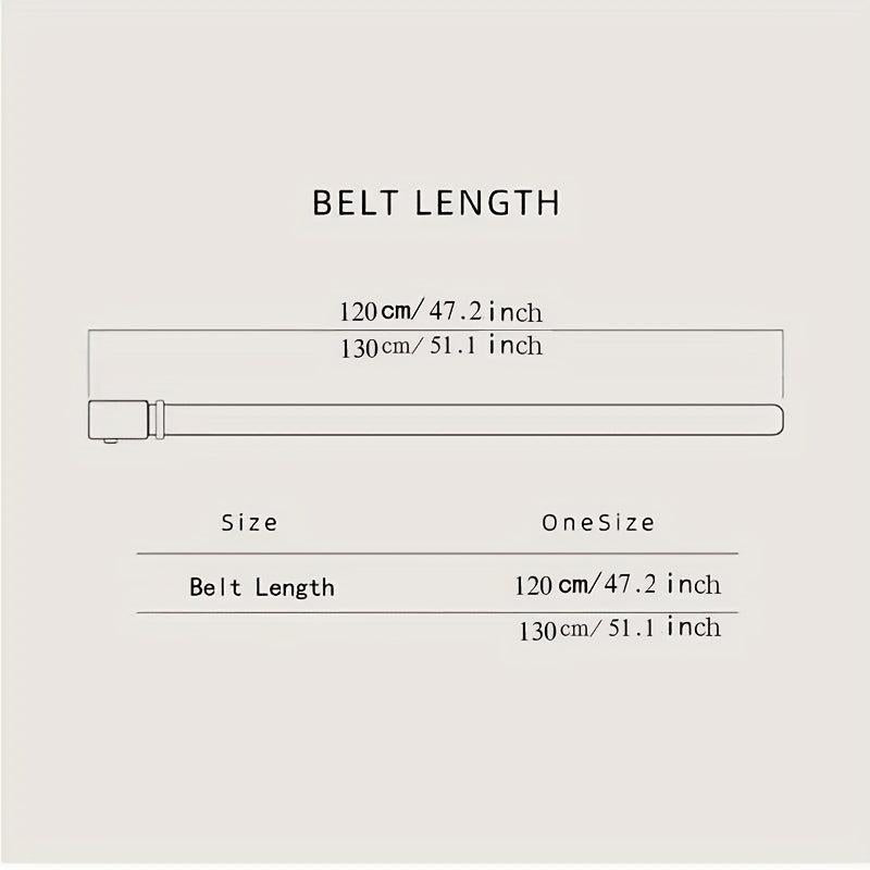Men's Automatic Buckle PU Leather Belt Casual Business Belt