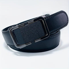 Men's Automatic Buckle PU Leather Belt Casual Business Belt