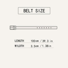Men's Khaki Woven Waist Belt